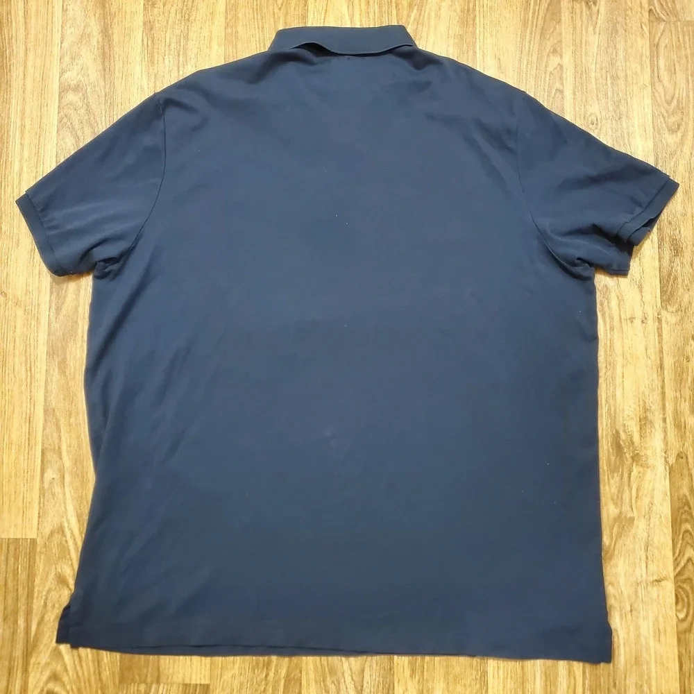 Polo Ralph Lauren Polo Shirt Men 2XL Blue Short Sleeve Classic Fit